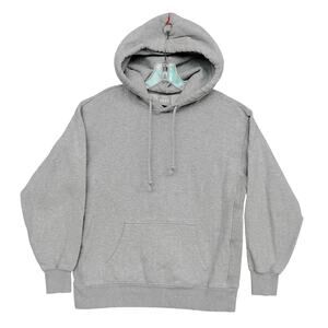Tna Cozy Fleece Boyfriend Hoodie Size XS Light Gray Front Patch Pocket